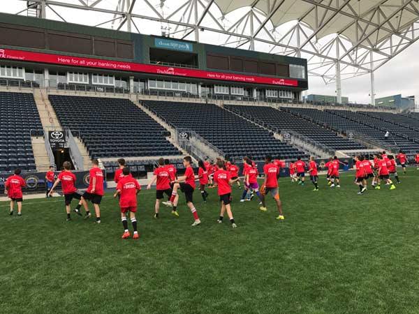 Philadelphia Students Score A Chance To Learn Soccer From - courtesy of trumark financial